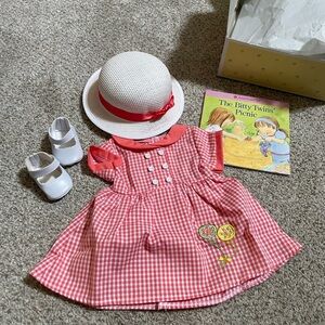 SOLD American Girl Bitty Baby Twin Birthday Dress Complete Outfit NIB Retired